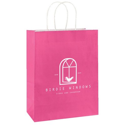 Deluxe Coloured Shopping Bags- 10" x 5" x 13"