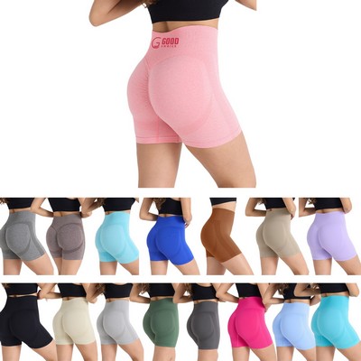 Women's Fitness High Waist Yoga Shorts