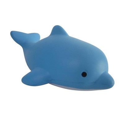 Foam Cartoon Blue Dolphin Stress Ball