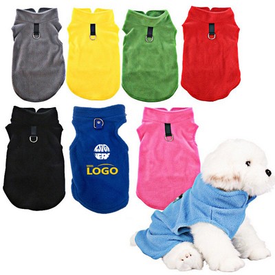 Pet Fleece Puppy Vest Winter Dog Clothes