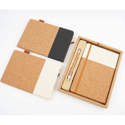 A5 Cork Notebook with Pen Giftset