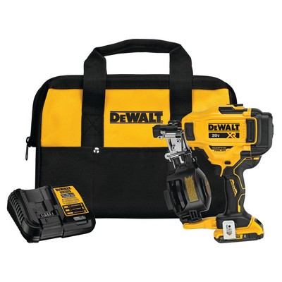 DeWalt 20V Max 15-Degree Cordless Coil Roofing Nailer Kit