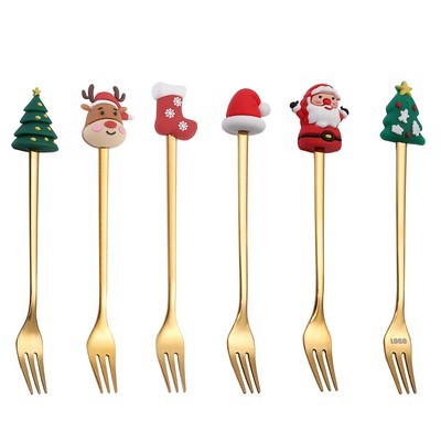 Christmas Dessert Fork