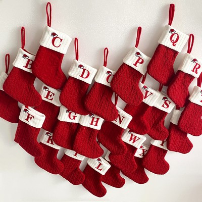 Christmas Stockings Personalized Custom Initials