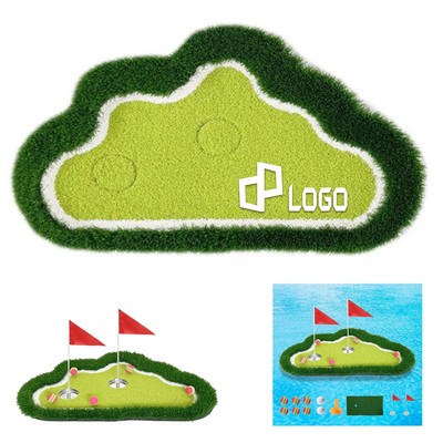 Cloud Shape Floating Golf Putting Green