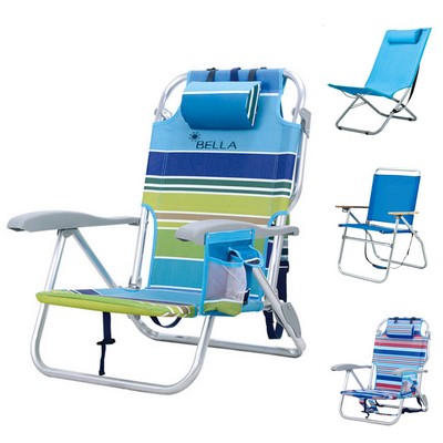 Metal Simple and portable deck chair