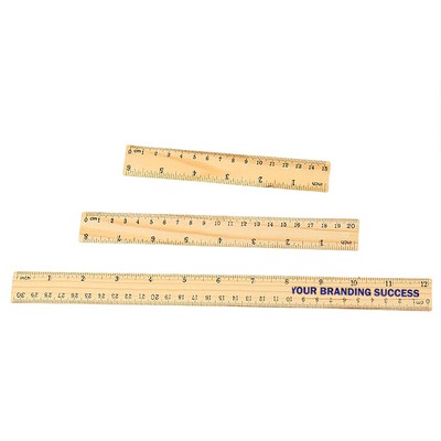 MOQ 50 PCS Wooden Ruler(12 Inch)