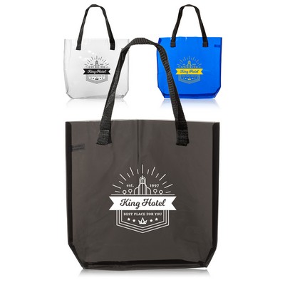 Savanna Clear Plastic Tote Bags