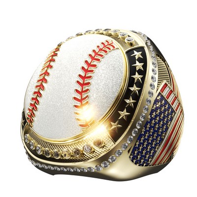 Stock Assembled Legacy Patriotic Ring