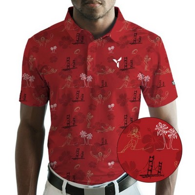 Men's Golf Polo San Francisco Red | Limited Edition