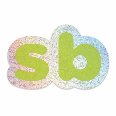 4"x4" Custom Glitter Stickers (High Quantity)