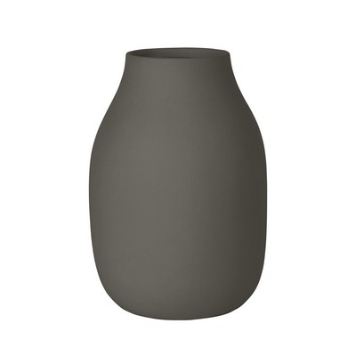 Blomus Colora Porcelain Vase 6 X 4 - Steel Gray