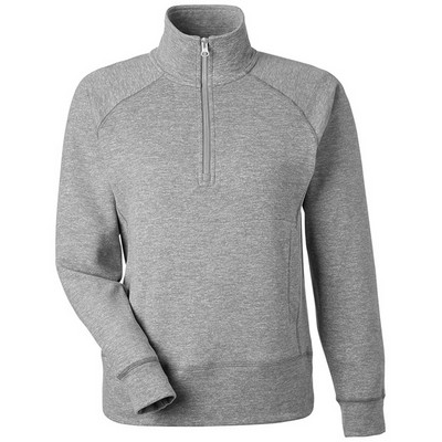 J America Wholesale Blanks Ladies Electric Fleece 1/4 Zip