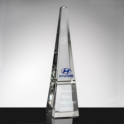 Clearcon Obelisk Award (12.25"x3"x3")