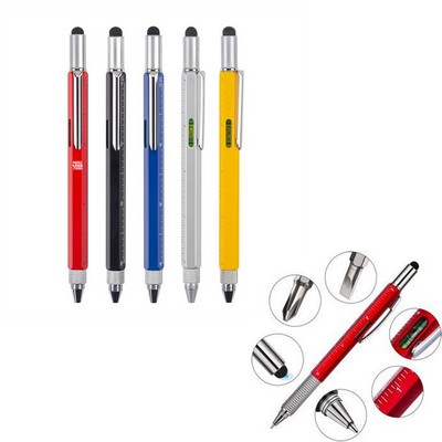 6 in 1 Multi Function Tool Pen