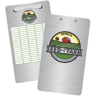 Brushed Aluminum 9" x 15.5" Legal Clipboards