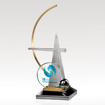 Brushed Jade Glass Award -InSync