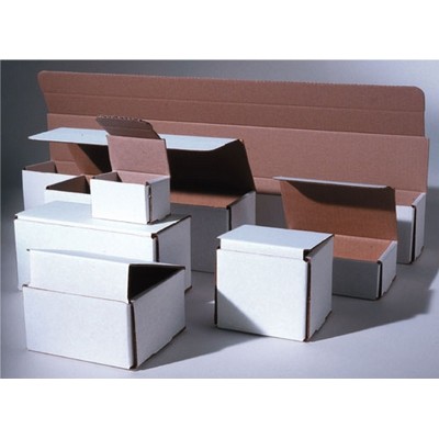 White Corrugated Mailer Box (7"x4"x3")