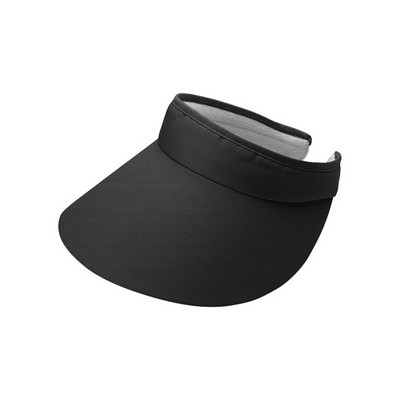 Large Peak Twill Clip On Visor