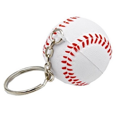 Baseball Key Chain Stress Reliever Squeeze Toy