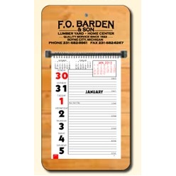 Stock Almanac Weekly Memo Calendar - Woodgrain