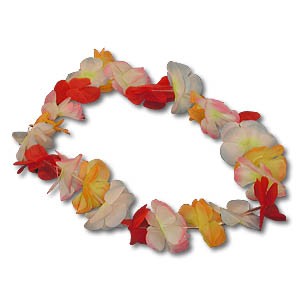 Multi-Color Flower Leis