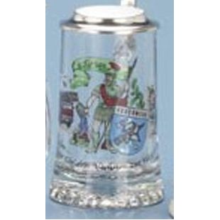 Firefighter Glass Stein Mug