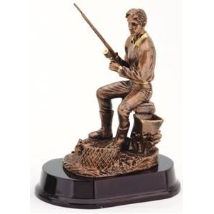 Fisherman Sitting Figurine - 8 1/2"