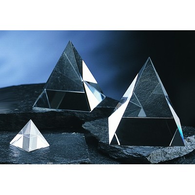 Optical Crystal Pyramid Award (4 1/2"x4")