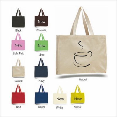 Qtees Canvas Gusset Tote Bag