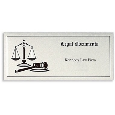 Legal Documents with Scales of Justice Standard Design Wallet Folder