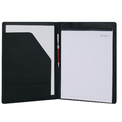 Leatherette Padfolio with Interior Pockets & Notepad