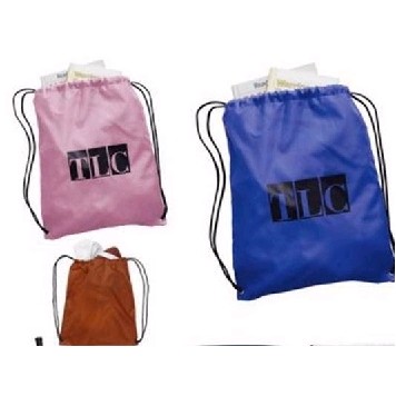 190T Nylon Drawstring Backpack (16.5"x13.5")