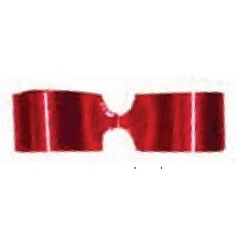 Tropical Orange 5" Diameter Splendorette® Pre-Notched Bow (1 1/4" Ribbon)