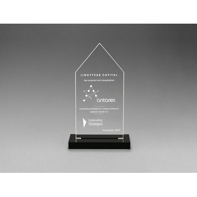 Snap-In Acrylic Peak Award (6")