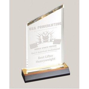 6" Beveled Peak Acrylic Award