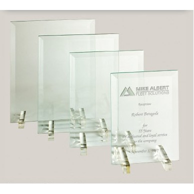 Classic Rectangle Glass Award (7" x 9")