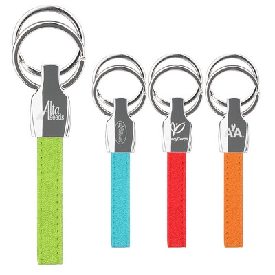 iPosh PU Valet Key Chain - Lime Green