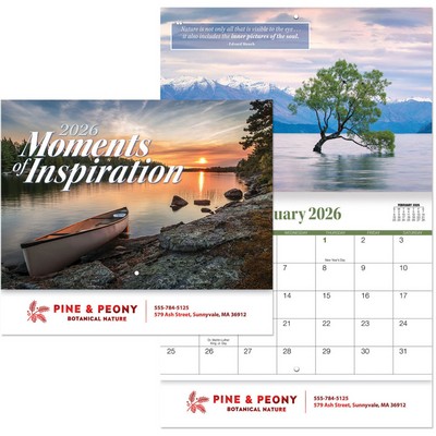 Moments Of Inspiration Stapled Wall Calendar