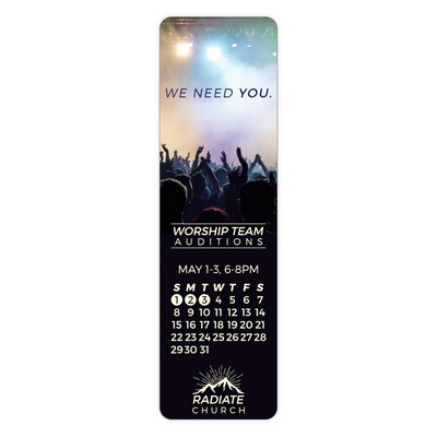 Religious Laminated Bookmark - 2.5x8.5 Rectangle - 14 pt.