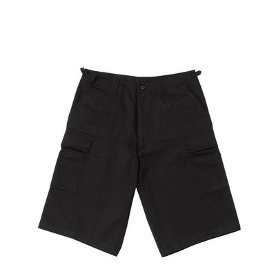 Black Xtra Long Fatigue Shorts (4XL)