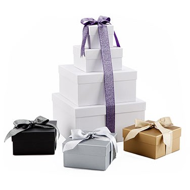 Ultimate Rigid High Walled 2 Piece Gift Box (9 3/4"x9 3/4"x5")