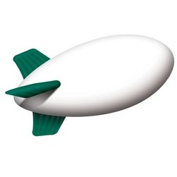 Helium Inflated Blimp, Full-Digital Imprint ( 12'L x 5'Dia )