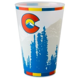 20 Oz. Frost-Flex™ Plastic Stadium Cup with our RealColor360 Imprint