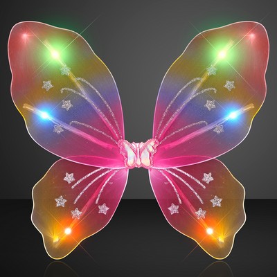 Rainbow LED Fairy Wings - BLANK