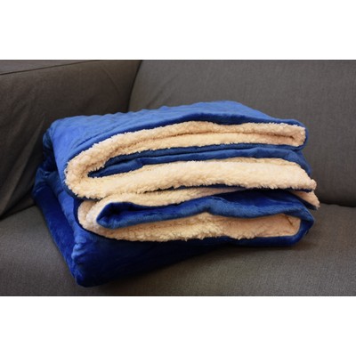 Deluxe Oversized Micro Mink Sherpa Blanket