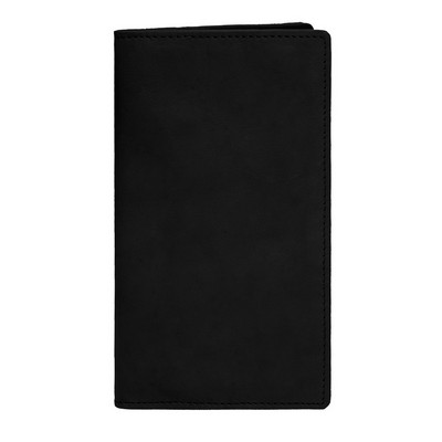 Ashlin® Designer Wharton Midnight Black Pocket Wallet w/16 Card Pockets