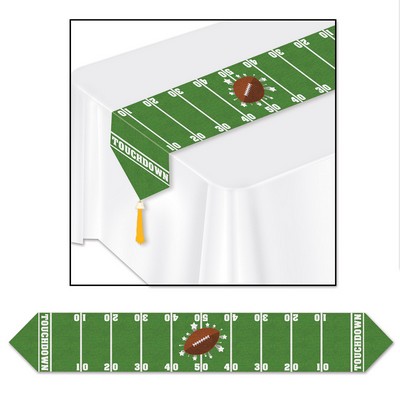 Printed Game Day Football Table Runner