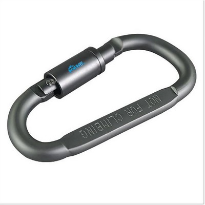 Aluminum D Shaped Locking Carabiner