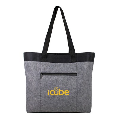 Effortless Heathered Tote Bag